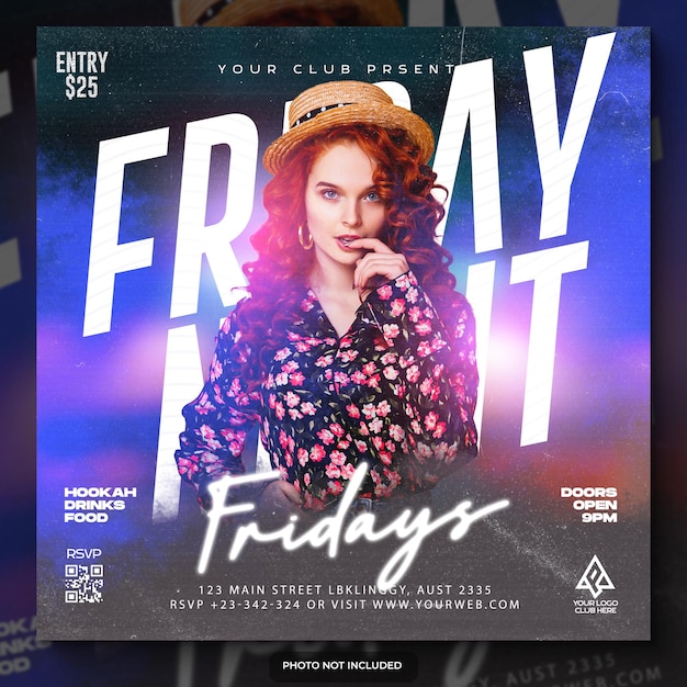 PSD-Club-DJ-Party-Flyer-Social-Media-Beitrag