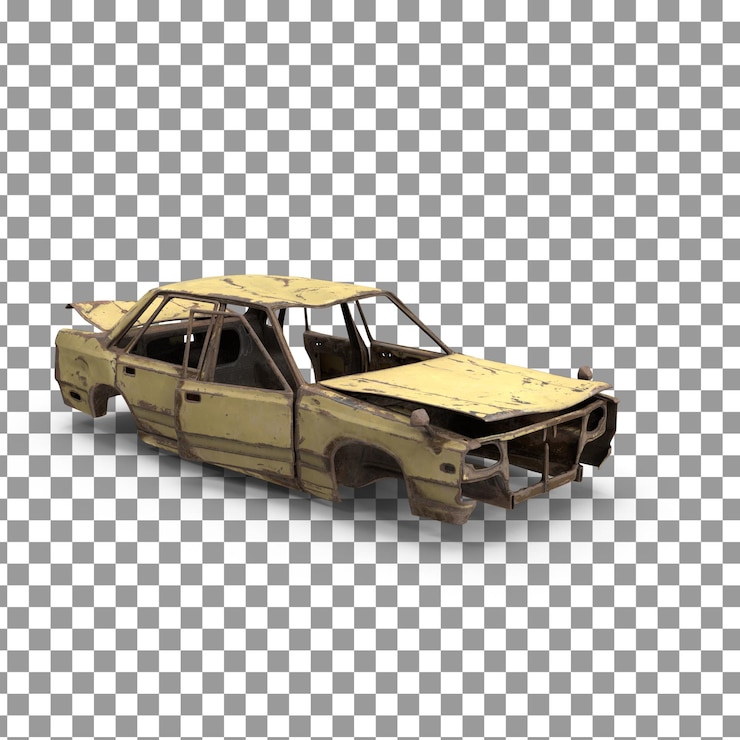 PSD psd coche deportivo 3d sobre fondo aislado y transparente