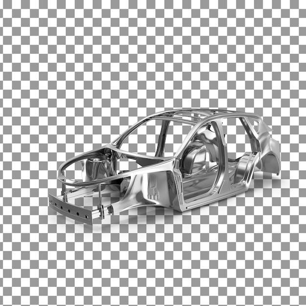 PSD Coche deportivo 3d sobre fondo aislado y transparente