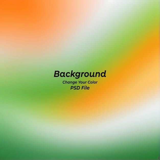 Psd colores naranja blanco verde gradiente granulado fondo borroso efecto de textura de ruido