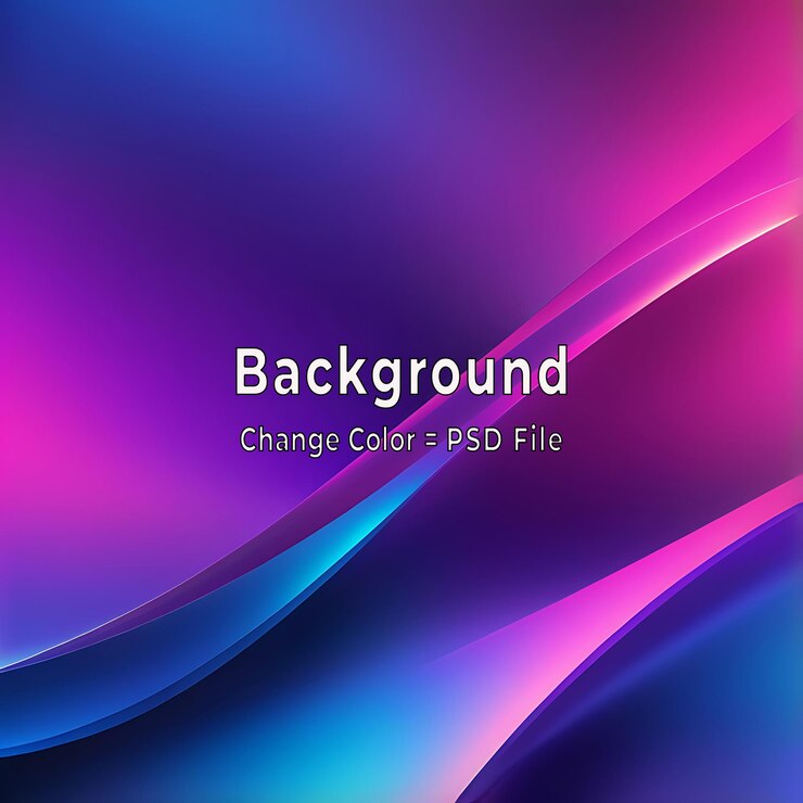 PSD psd colorful abstract background con diseño de textura de gradiente azul brillante y púrpura en formato de ia