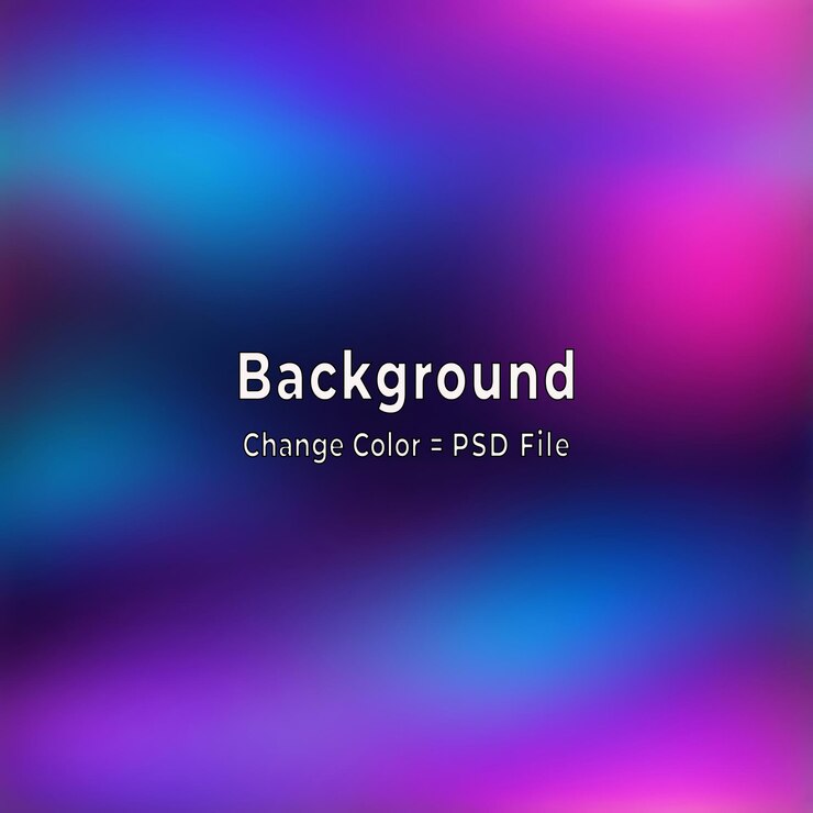 PSD psd colorful abstract background con diseño de textura de gradiente azul brillante y púrpura en formato de ia