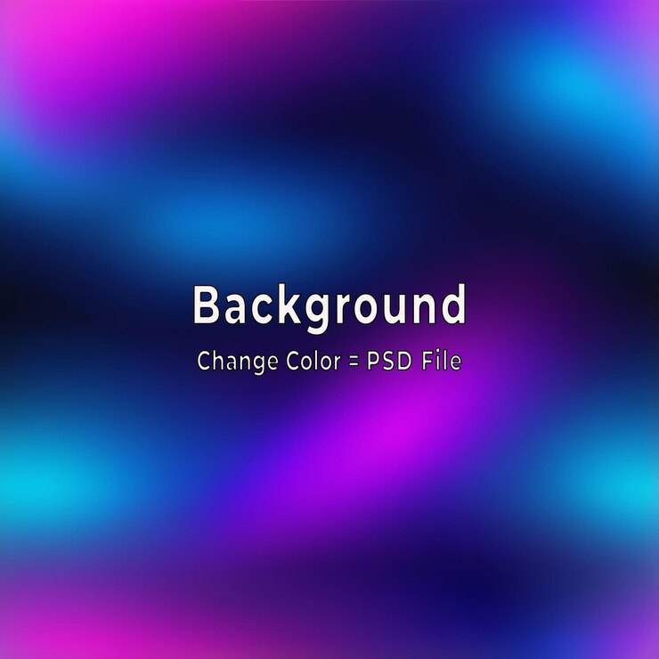 PSD psd colorful abstract background con diseño de textura de gradiente azul brillante y púrpura en formato de ia