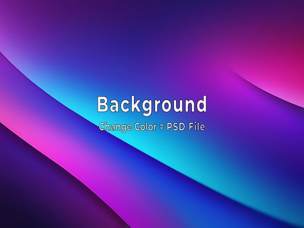PSD Colorful Abstract Background con diseño de textura de gradiente azul brillante y púrpura en formato de IA