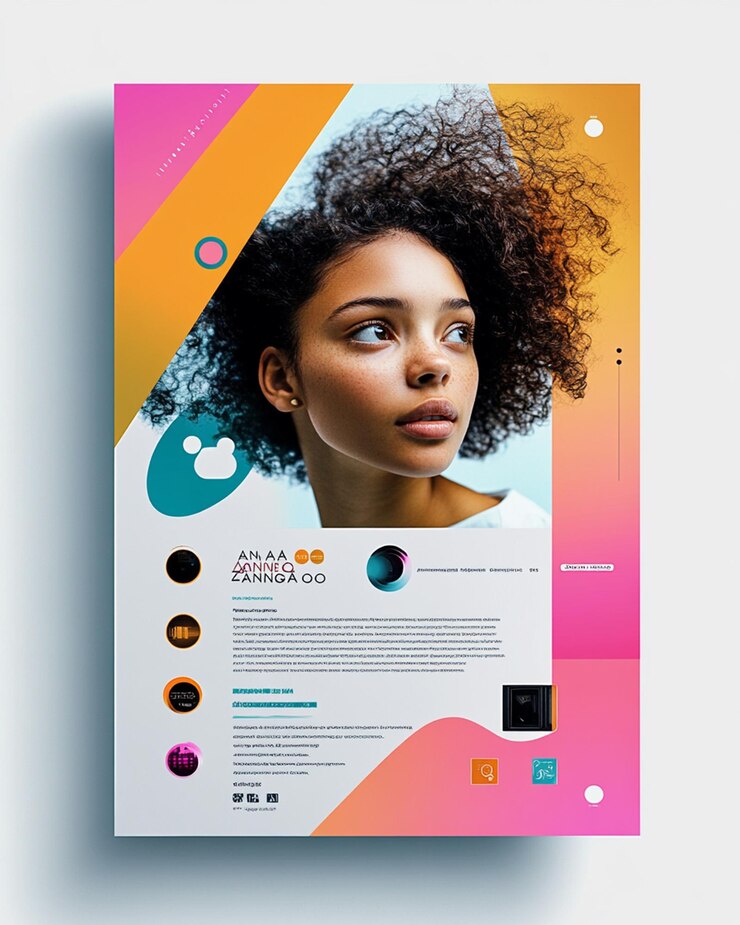 PSD Colorful Flyer Design