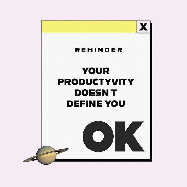 PSD psd colorful reminder pop up cartoon design concept per i social media e il modello di post di instagram