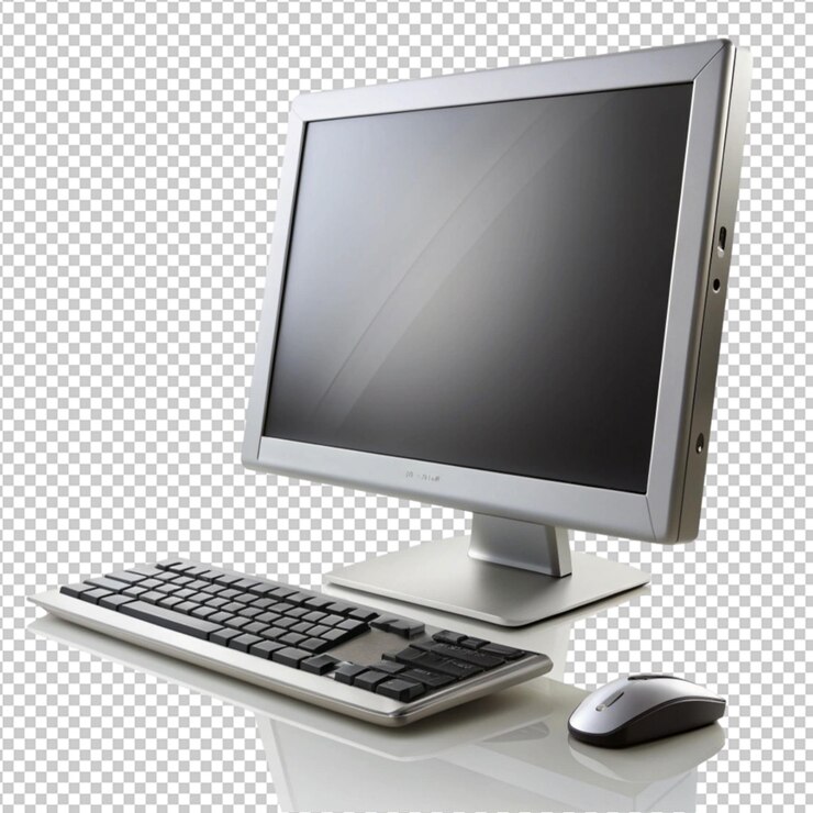 PSD psd de la computadora en un fondo transparente
