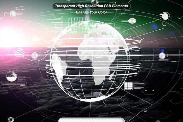 PSD psd connexion mondiale et modernisation du réseau internet dans la ville intelligente