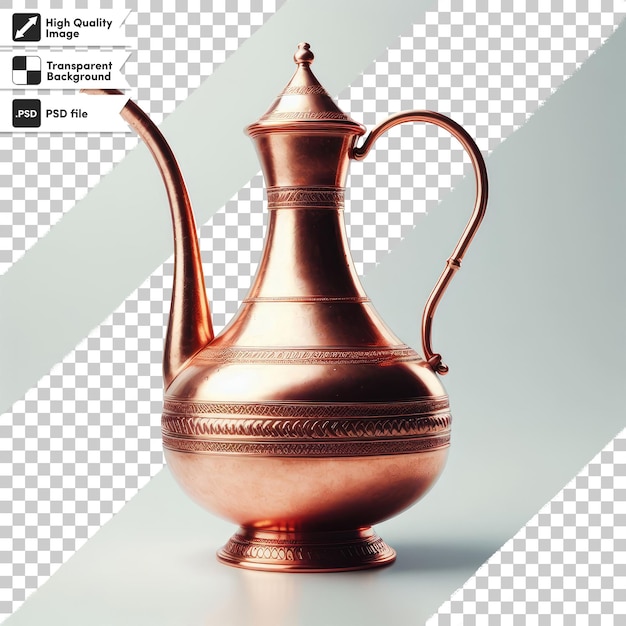 PSD psd copper aftabeh persian toilet wash jug decorative antique rare qajar water jug ewer brass pitche