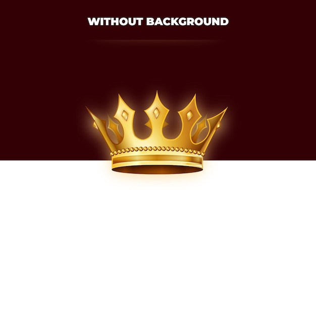 PSD coroa de ouro png