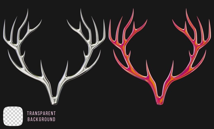 PSD psd cromo y2k forma abstracta renderización en 3d