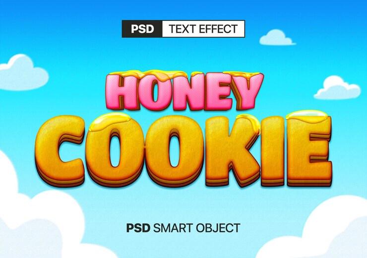 PSD Cute text effect