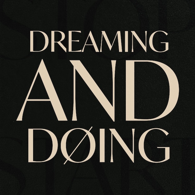 PSD Daily Motivational Quotes Typographie Design für soziale Medien und Instagram Post Vorlage