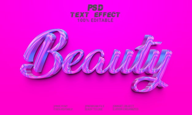 PSD psd-datei mit 3d-texteffekt