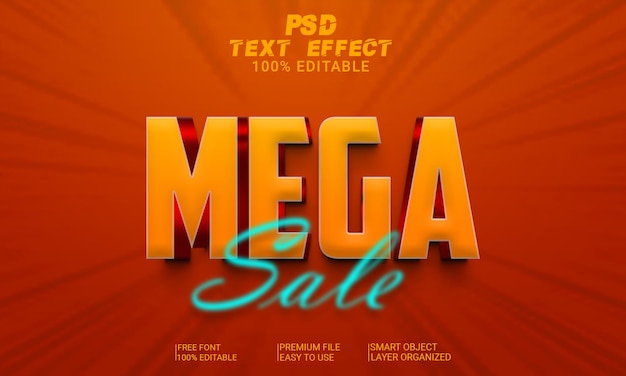 Psd-datei mit 3d-texteffekt