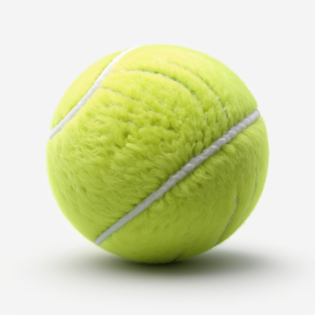 PSD psd de bola de ténis sobre fundo branco