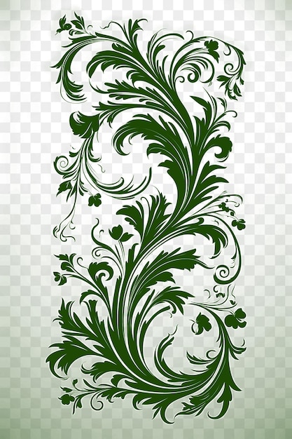PSD psd de estilo barroco quadro com filigrana elaborada e tinta de contornos de arte de tatuagem de camiseta acanthus lea