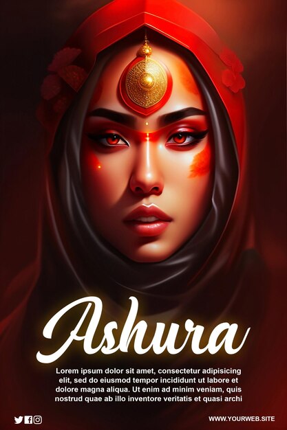 Psd de fundo do dia de ashura