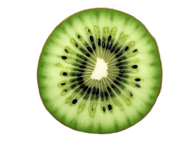 PSD psd de kiwi em fundo branco