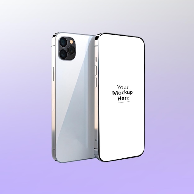 PSD de maquete realista de smartphone