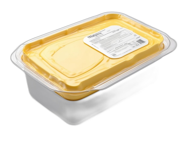 PSD psd de margarina sobre fundo branco