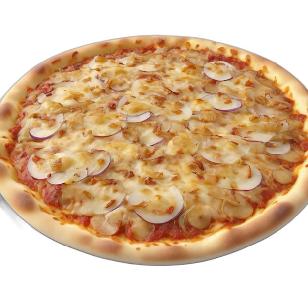 PSD psd de pizza em fundo branco