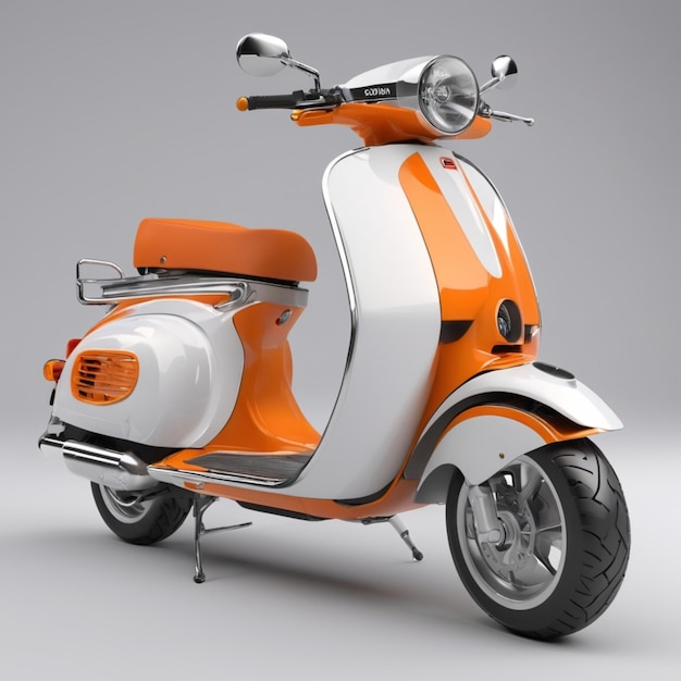 PSD psd de scooter em fundo branco