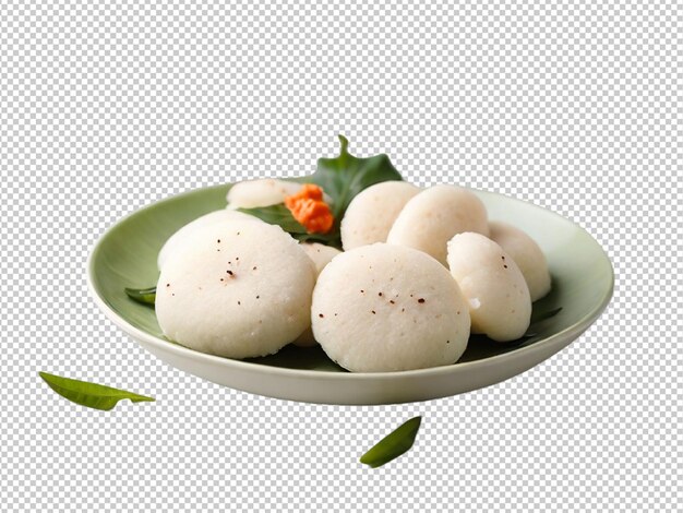 PSD psd de um idli em fundo transparente