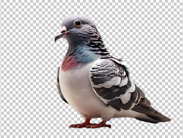 PSD psd de um pombo em fundo transparente