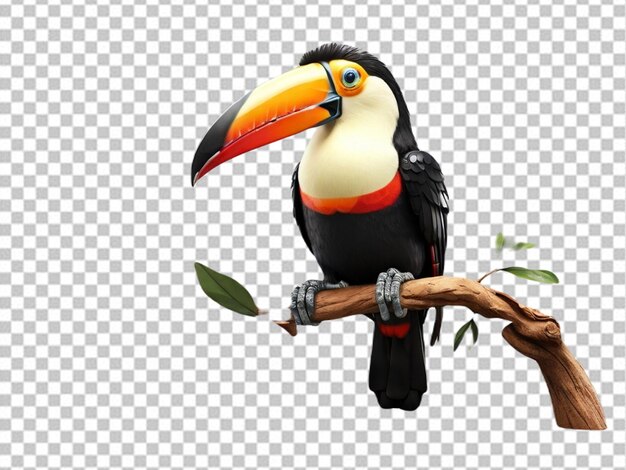 PSD psd de um toucan 3d