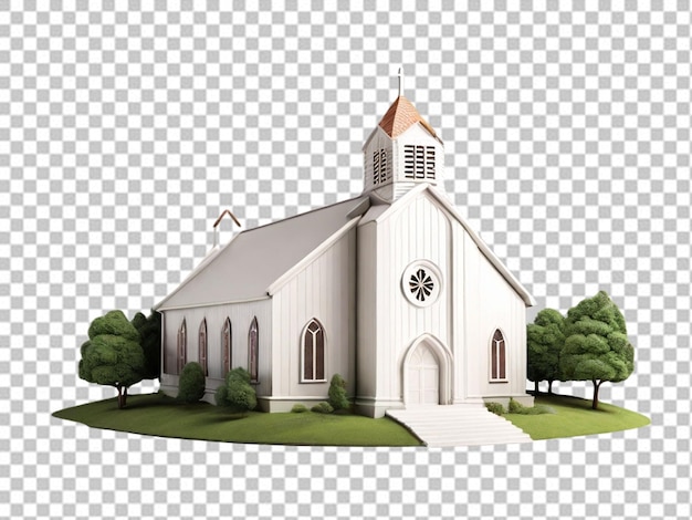 PSD psd de uma igreja 3d