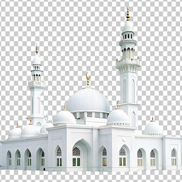 PSD psd de uma mesquita ramadan kareem em fundo transparente