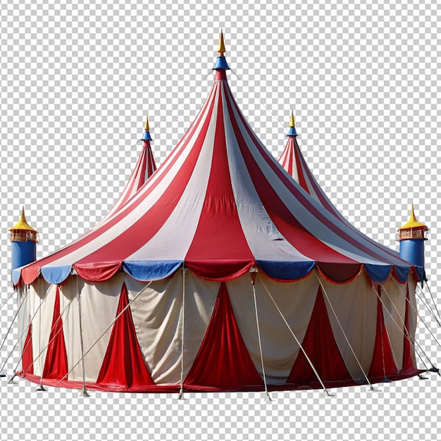 PSD psd de uma tenda de circo em fundo transparente