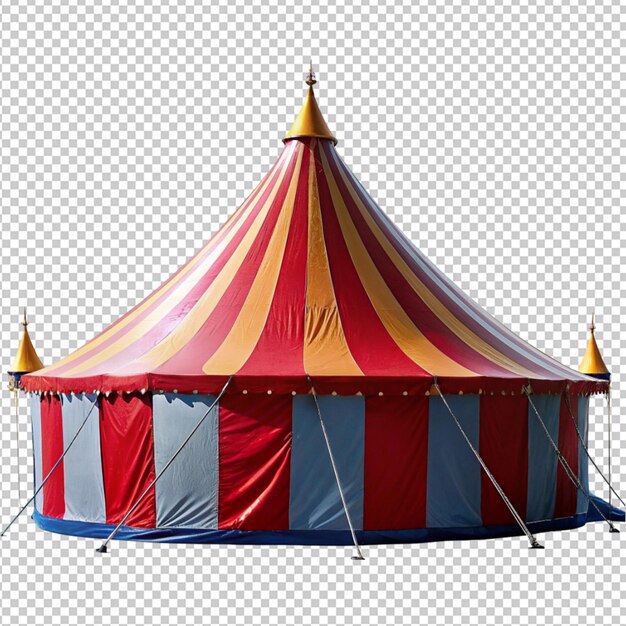 PSD psd de uma tenda de circo em fundo transparente