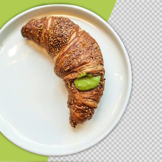 PSD psd delicioso croissant isolado