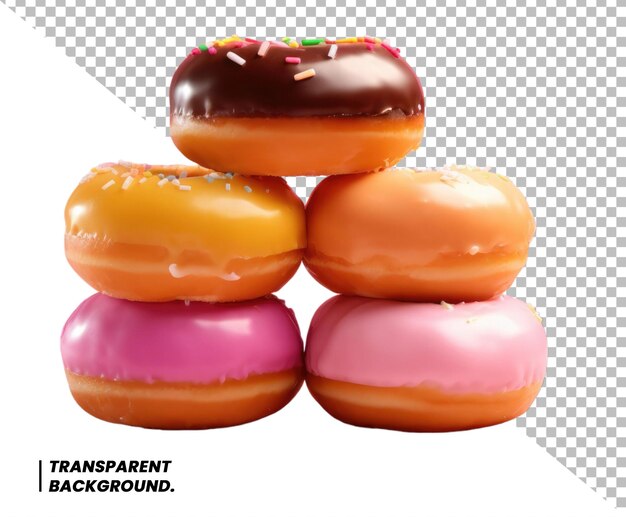 PSD psd delicious doughnuts de perto