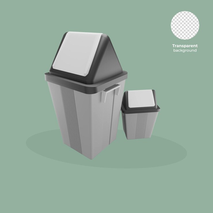 PSD dell'icona della spazzatura 3D