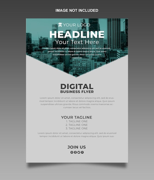 PSD psd digital business flyer