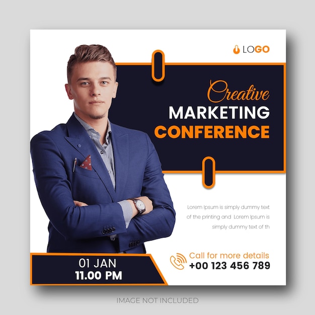 PSD-Digital-Marketing-Vorlage für Social-Media-Web-Banner