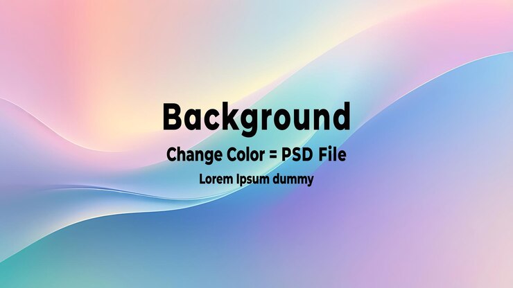 PSD psd diseño de textura holográfica horizontal abstracta en pastel para el patrón y el fondo