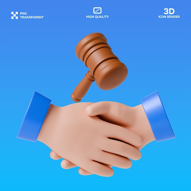 PSD droit des affaires illustration 3D