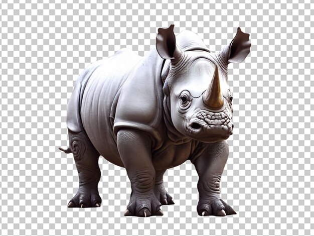 PSD psd du plus mignon rhinocéros de tous les temps