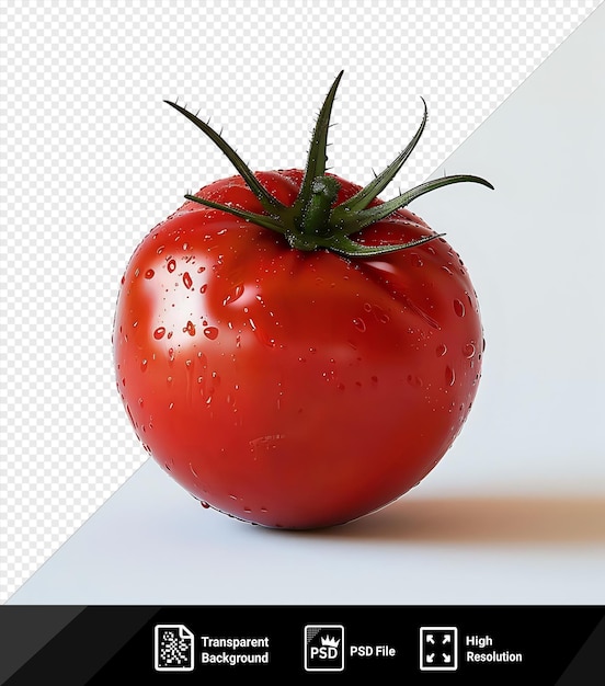 Psd durchsichtiger hintergrund tomate mit kopierraum in der mitte png psd