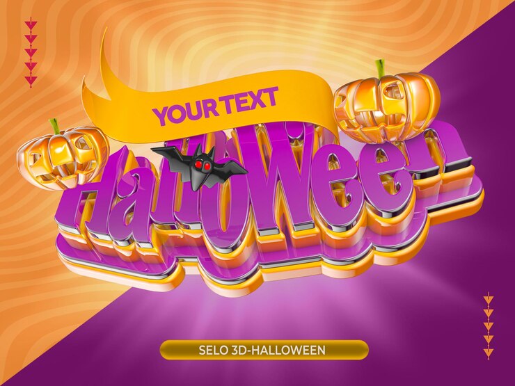 PSD psd editavel de halloween brasil