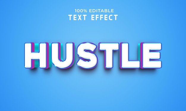 PSD-Effekt im 3D-Textstil