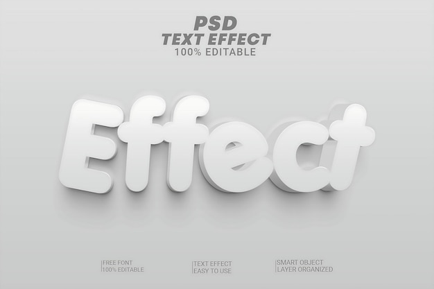 PSD d'effets de texte 3D modifiables