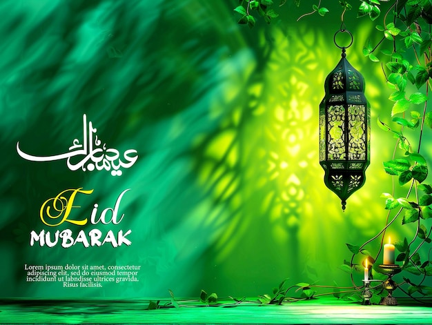 PSD psd eid mubarak design de postagem de mídia social