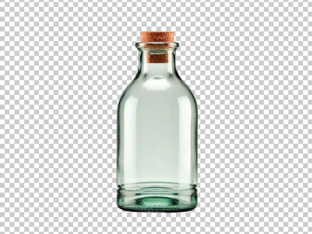 Psd einer glasflasche