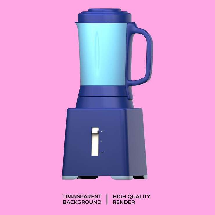 PSD psd elektrische mixermaschine 3d-darstellung