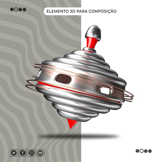 PSD ELEMENT 3D para la composición